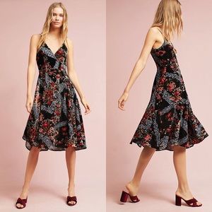 Anthropologie Velvet dress size 2 NWT